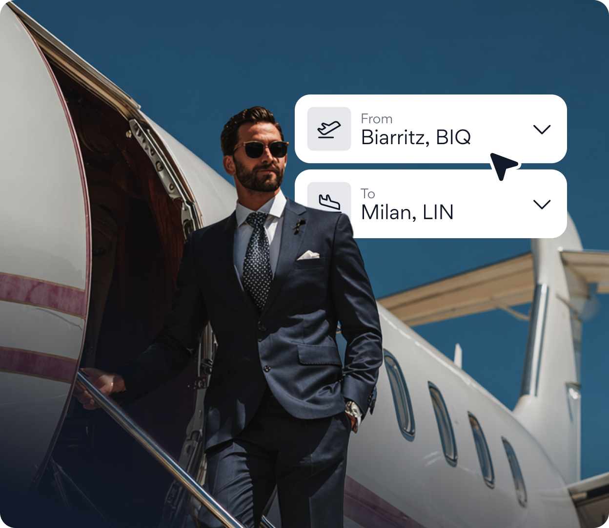 Private aviation traveler